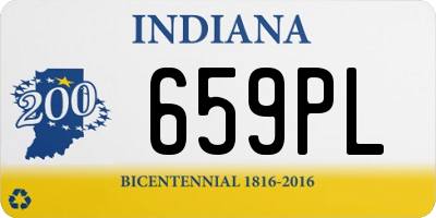 IN license plate 659PL