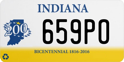 IN license plate 659PO
