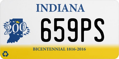 IN license plate 659PS