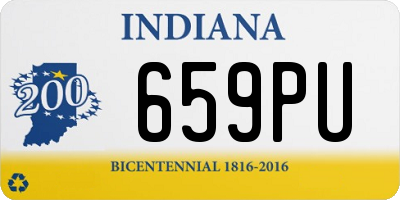 IN license plate 659PU