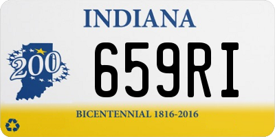 IN license plate 659RI