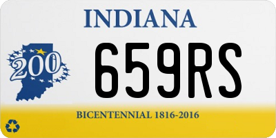 IN license plate 659RS