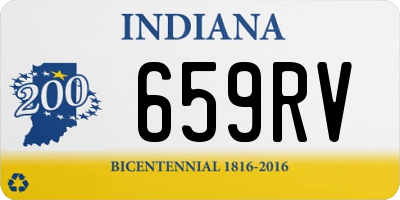 IN license plate 659RV