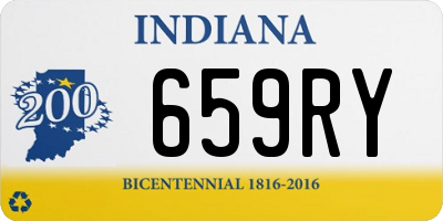 IN license plate 659RY