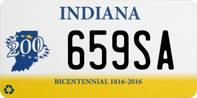 IN license plate 659SA