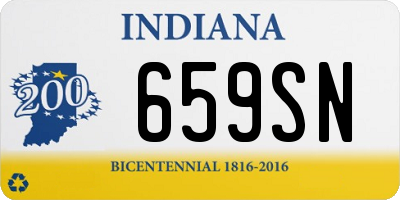 IN license plate 659SN