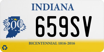 IN license plate 659SV