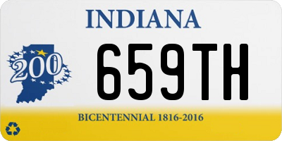 IN license plate 659TH