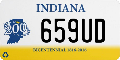 IN license plate 659UD