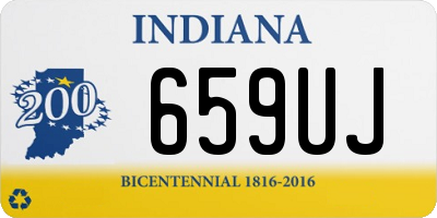 IN license plate 659UJ