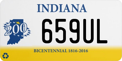 IN license plate 659UL