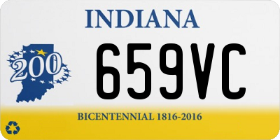 IN license plate 659VC