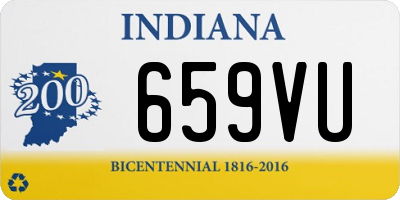 IN license plate 659VU