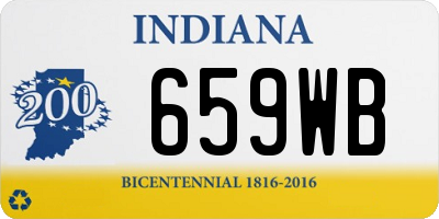 IN license plate 659WB