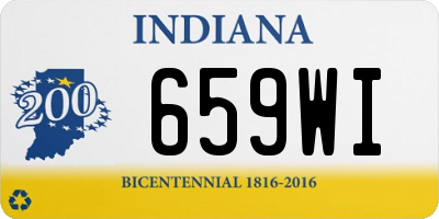 IN license plate 659WI