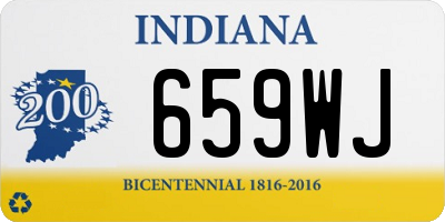 IN license plate 659WJ