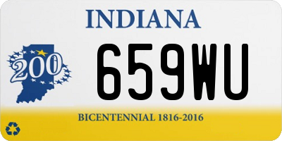 IN license plate 659WU