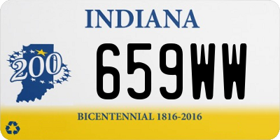 IN license plate 659WW