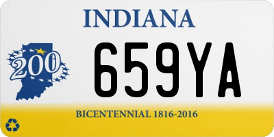 IN license plate 659YA