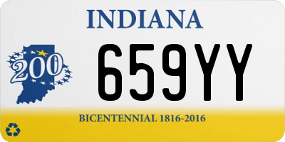 IN license plate 659YY