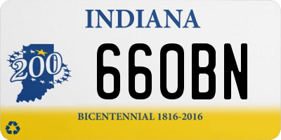 IN license plate 660BN