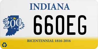 IN license plate 660EG