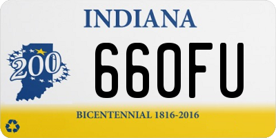 IN license plate 660FU