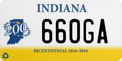 IN license plate 660GA