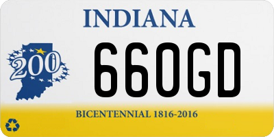 IN license plate 660GD