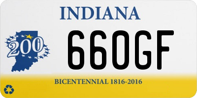IN license plate 660GF