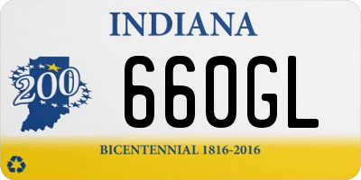 IN license plate 660GL