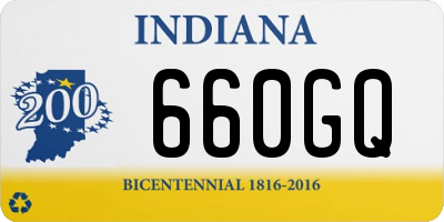 IN license plate 660GQ