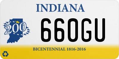 IN license plate 660GU