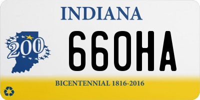 IN license plate 660HA