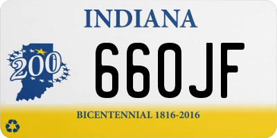 IN license plate 660JF