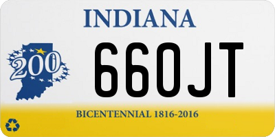 IN license plate 660JT
