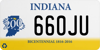 IN license plate 660JU