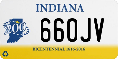 IN license plate 660JV