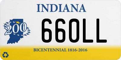 IN license plate 660LL