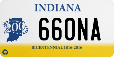 IN license plate 660NA