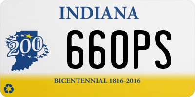 IN license plate 660PS