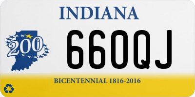 IN license plate 660QJ