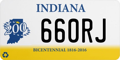 IN license plate 660RJ