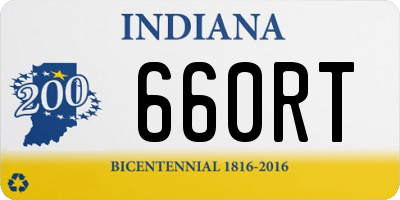 IN license plate 660RT