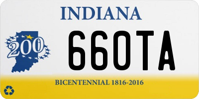 IN license plate 660TA