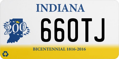 IN license plate 660TJ