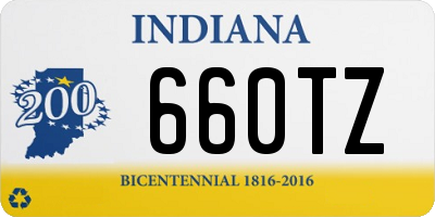 IN license plate 660TZ