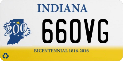 IN license plate 660VG