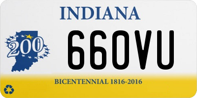 IN license plate 660VU
