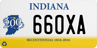 IN license plate 660XA